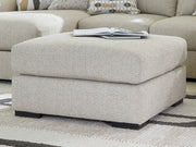 LaureLGrove - Oversized Accent Ottoman - Pebble - R&R Furniture Gallery (Fountain Valley, CA)
