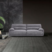 Cadenza - Loveseat - Gray Corduroy - R&R Furniture Gallery (Fountain Valley, CA)