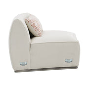 Sahara - Sectional Sofa With 3 Pillows - Beige Boucle - R&R Furniture Gallery (Fountain Valley, CA)