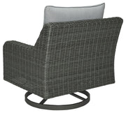 Elite Park - Swivel Lounge w/ Cushion - Gray - R&R Furniture Gallery (Fountain Valley, CA)