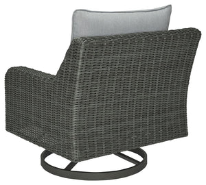 Elite Park - Swivel Lounge w/ Cushion - Gray - R&R Furniture Gallery (Fountain Valley, CA)