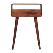 Solid Wood Curved Console Table - R&R Furniture Gallery (Fountain Valley, CA)