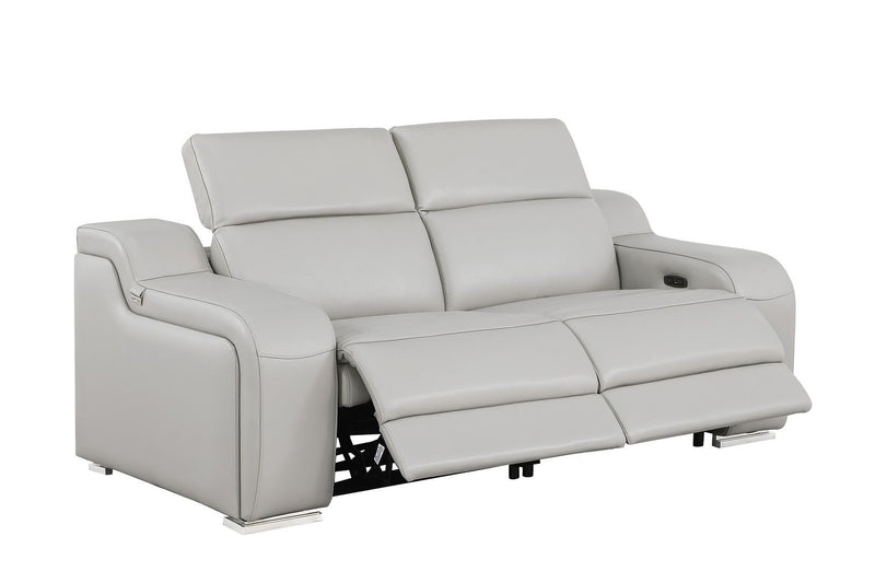 1116 - 6-Piece Modular Power Reclining Sofa, Loveseat & Chair Set In With 5 Power Recliners & Power Headrests