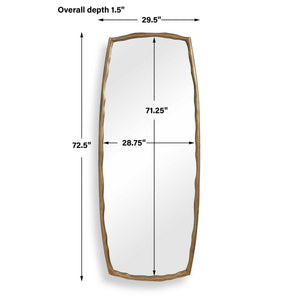 Adair - Tall Mirror - Antique Brass / Gold