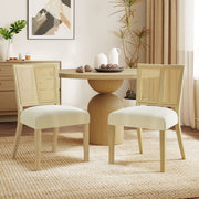 Rattan Dining Chair Without Arms (Set of 2) - R&R Furniture Gallery (Fountain Valley, CA)