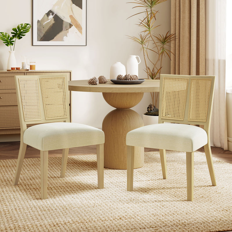 Rattan Dining Chair Without Arms (Set of 2) - R&R Furniture Gallery (Fountain Valley, CA)