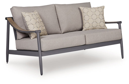 Ocean Beach - Loveseat With Cushion - Gray - R&R Furniture Gallery (Fountain Valley, CA)