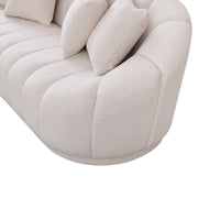 Maximilian - Modern Japandi Style Tight Back Boucle Couches - R&R Furniture Gallery (Fountain Valley, CA)