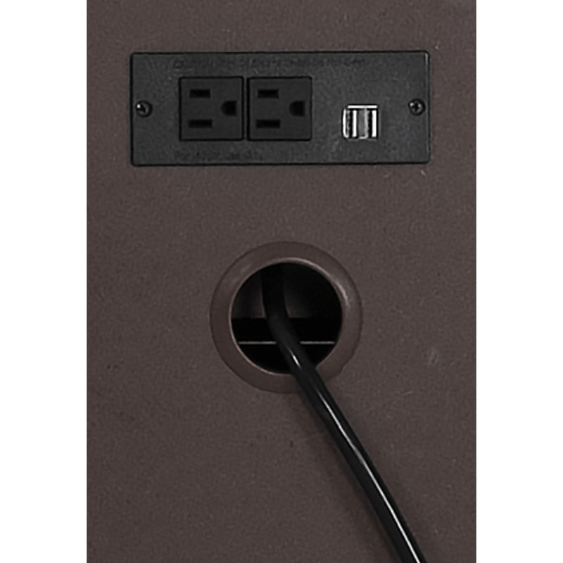 2 Drawer Nightstand - Taupe - R&R Furniture Gallery (Fountain Valley, CA)