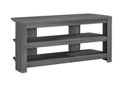 TV Stand, Console, Media Entertainment Center, 3 Storage Shelves - R&R Furniture Gallery (Fountain Valley, CA)