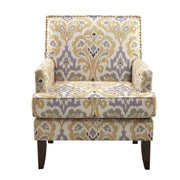 Colton - Track Arm Club Chair With Nailhead Trim - R&R Furniture Gallery (Fountain Valley, CA)