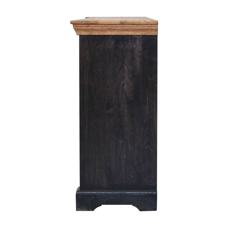Regal - Rustic Sideboard - Black - R&R Furniture Gallery (Fountain Valley, CA)