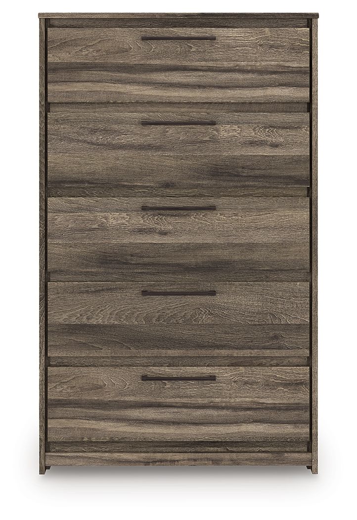 Elbrim - Five Drawer Chest - Brown - R&R Furniture Gallery (Fountain Valley, CA)