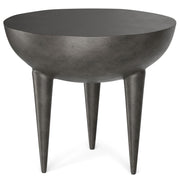Otto - Cast Aluminum Side Table - Black - R&R Furniture Gallery (Fountain Valley, CA)