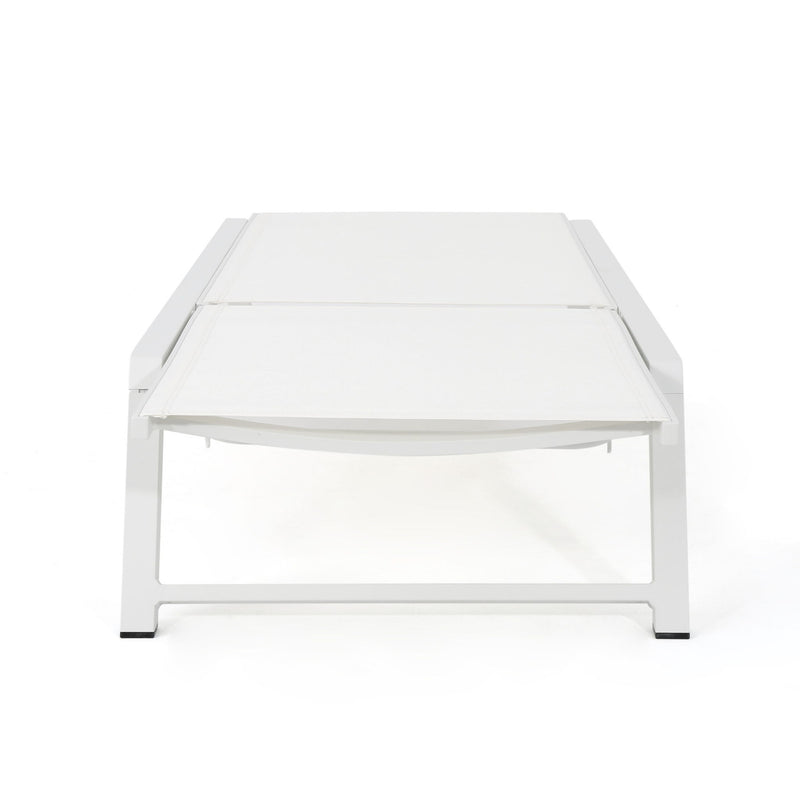 Myers - Chaise Lounge - White - R&R Furniture Gallery (Fountain Valley, CA)