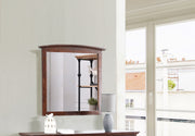Elegant wall mirror by Glory Furniture with a sleek, modern frame, perfect for enhancing home decor.