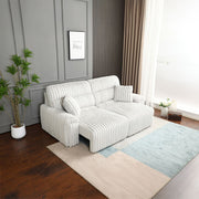 Jaya - Power Motion Sofa With Sleeper & USB Port - Mondo Gray Corduroy - R&R Furniture Gallery (Fountain Valley, CA)