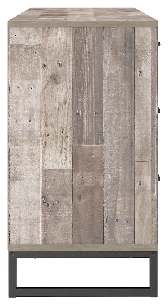 Neilsville - Six Drawer Dresser - Vinyl-Wrapped - Whitewash - R&R Furniture Gallery (Fountain Valley, CA)