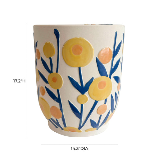 Ceramic Indoor / Outdoor Table - Summer Garden - R&R Furniture Gallery (Fountain Valley, CA)