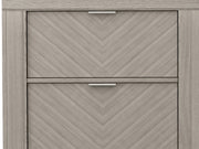 2 Drawer Nightstand - Light Gray - R&R Furniture Gallery (Fountain Valley, CA)