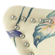 Paradise - Upholstered Accent Chair Printed On - Off-White Floral - R&R Furniture Gallery (Fountain Valley, CA)