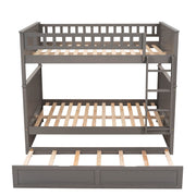 Bunk Bed With Twin Size Trundle, Guardrails - R&R Furniture Gallery (Fountain Valley, CA)