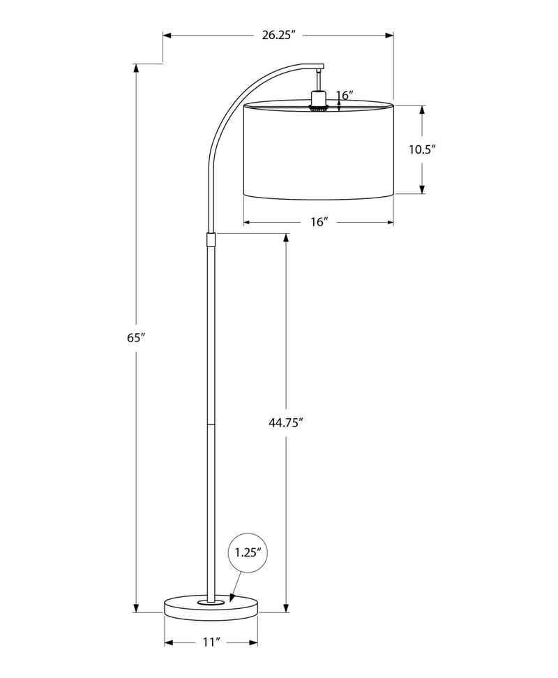 Contemporary Design Floor Lamp Lighting - R&R Furniture Gallery (Fountain Valley, CA)