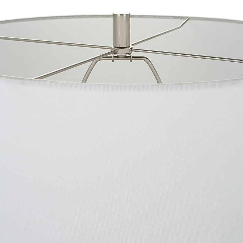 Breton - Nautical Stripe Table Lamp - White