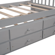Twin Size Daybed With Trundle And Drawers - R&R Furniture Gallery (Fountain Valley, CA)