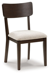 Mallenette - Dining Upholstered Side Chair (Set of 2) - Merlot - R&R Furniture Gallery (Fountain Valley, CA)