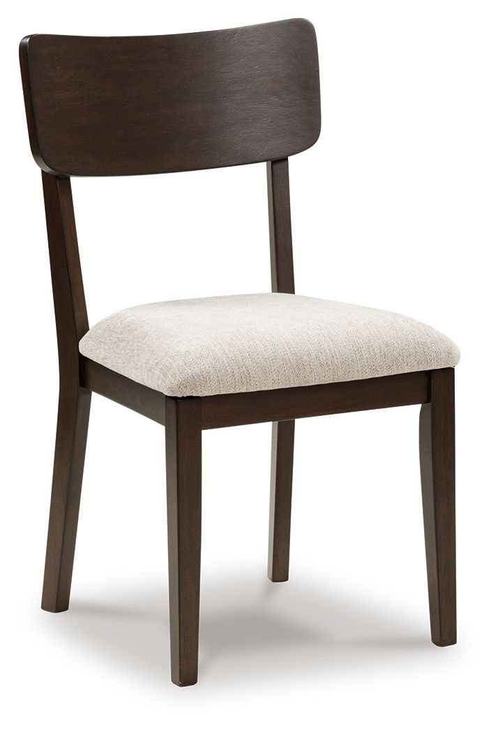 Mallenette - Dining Upholstered Side Chair (Set of 2) - Merlot - R&R Furniture Gallery (Fountain Valley, CA)