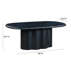 Elika - Faux Plaster Oval Dining Table - R&R Furniture Gallery (Fountain Valley, CA)
