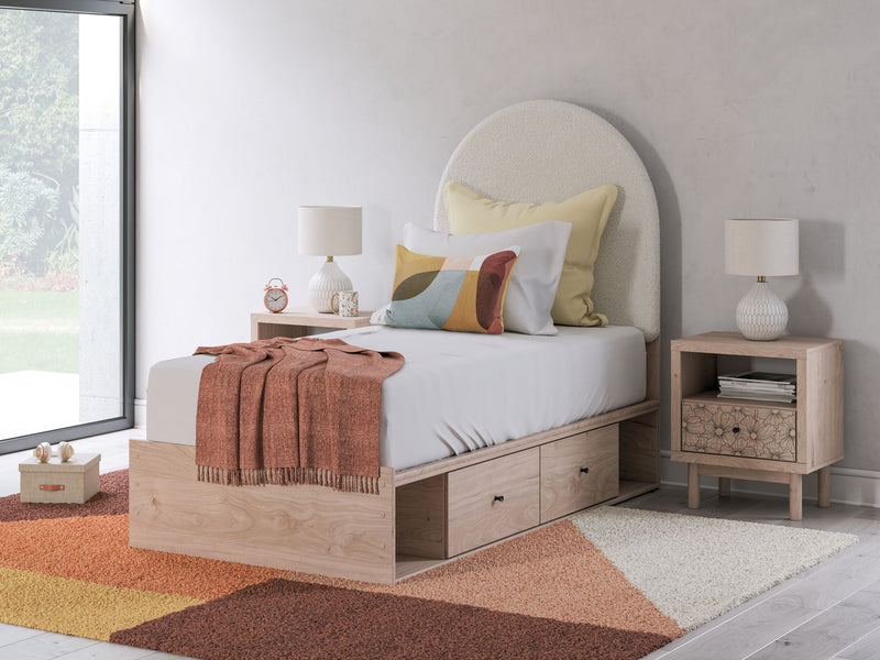 Arloster - Upholstered Panel Bed - R&R Furniture Gallery (Fountain Valley, CA)