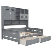 Daybed With All-In-One Cabinet And Shelf - R&R Furniture Gallery (Fountain Valley, CA)