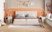 Upholstered Platform Bed With A Hydraulic Storage System - R&R Furniture Gallery (Fountain Valley, CA)