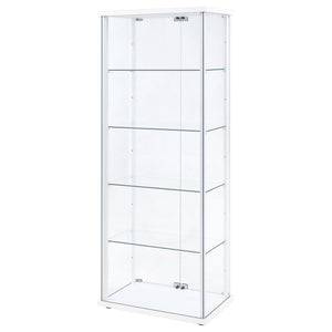 Hyacinth - 4 Shelf Curio Cabinet