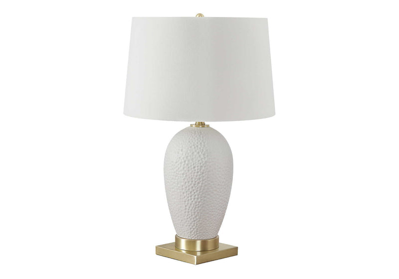Lighting, Table Lamp, Ceramic, Transitional - White - R&R Furniture Gallery (Fountain Valley, CA)