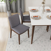 Laura - Mid-Century Modern Solid Wood Dining Chair (Set of 2) - R&R Furniture Gallery (Fountain Valley, CA)