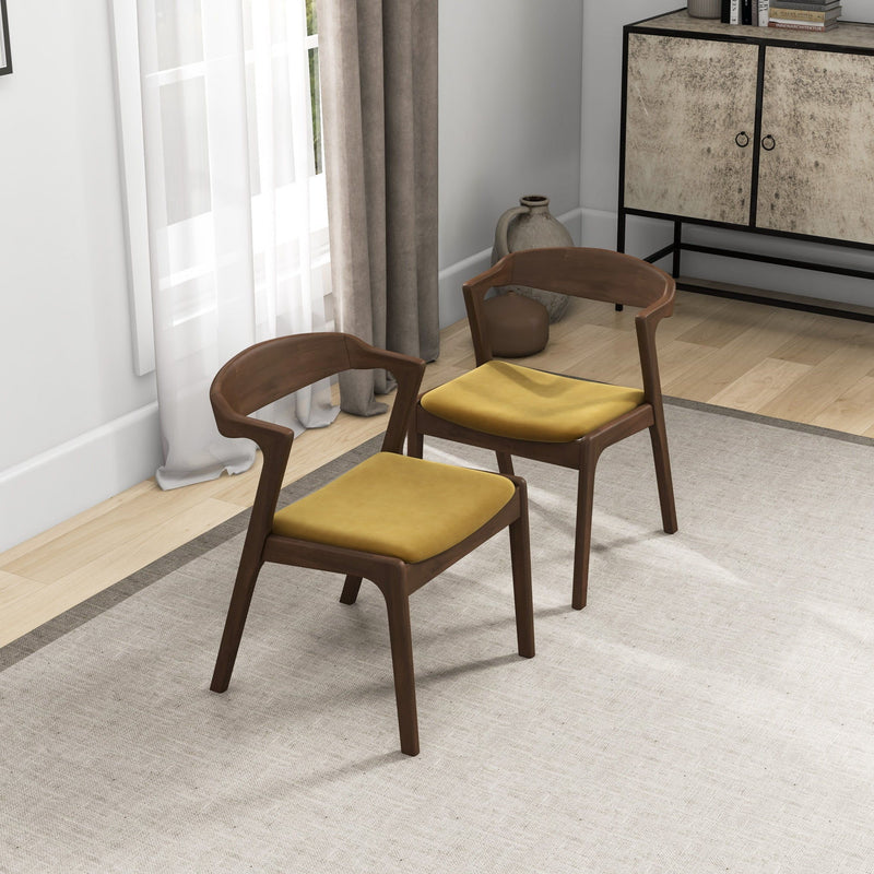 Dakota - Mid-Century Modern Dining Chair (Set of 2) - R&R Furniture Gallery (Fountain Valley, CA)