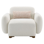 Darius - Chair With Pillow - Beige Boucle - R&R Furniture Gallery (Fountain Valley, CA)