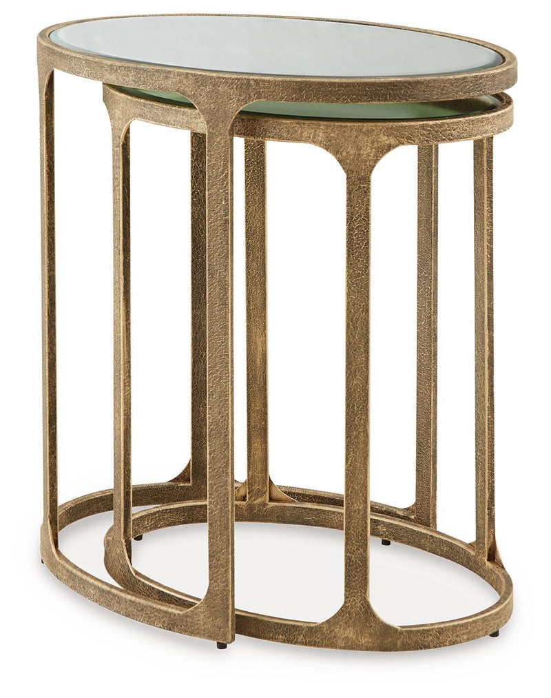 Irmaleigh - Accent Table Set (Set of 2) - Antique Black - R&R Furniture Gallery (Fountain Valley, CA)