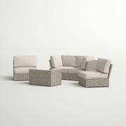 Stylish Modular Wicker Patio Seating Group - R&R Furniture Gallery (Fountain Valley, CA)