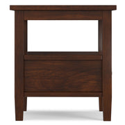 Warm Shaker - End Table With Smooth Drawer Storage - Brown - R&R Furniture Gallery (Fountain Valley, CA)