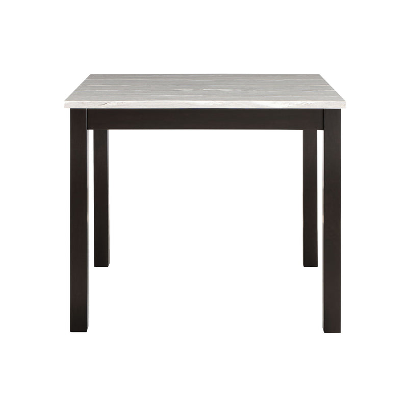 Leon - Bar Table And 4 Bar Stools - Espresso / White - R&R Furniture Gallery (Fountain Valley, CA)