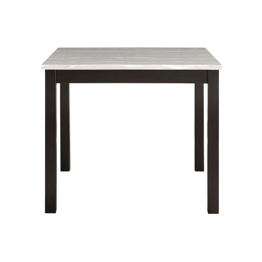 Leon - Bar Table And 4 Bar Stools - Espresso / White - R&R Furniture Gallery (Fountain Valley, CA)