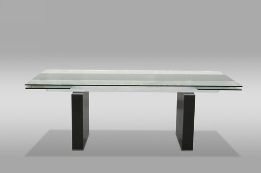 Lisbon Modern Glas Extendable Dining Table