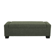 Noble House textured fabric ottoman bench with hinged lid for storage and seating in a modern living space.