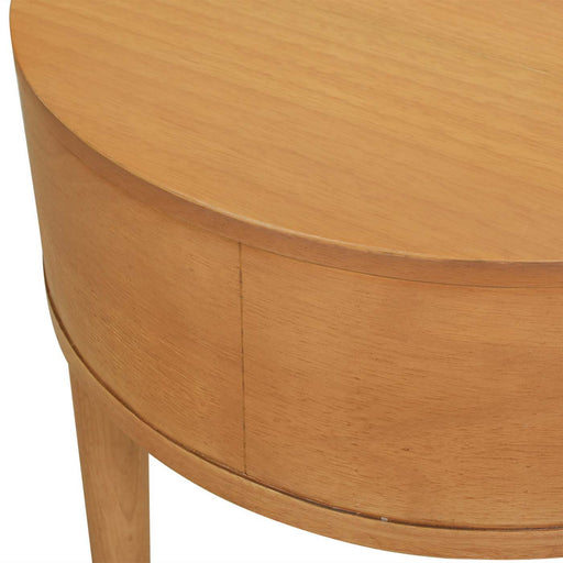 Cabana - Round Cane Storage Side Table - Natural Brown Oak - R&R Furniture Gallery (Fountain Valley, CA)