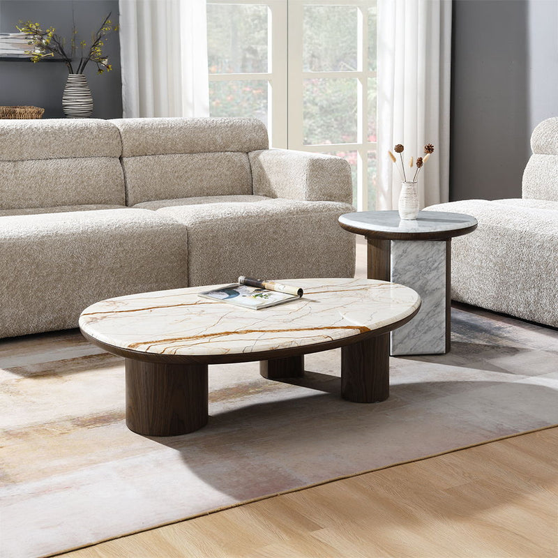 Haidar - Table With Marble Top - R&R Furniture Gallery (Fountain Valley, CA)