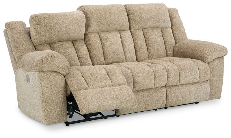 Tip-off - Power Reclining Sofa With Adj Headrest - R&R Furniture Gallery (Fountain Valley, CA)